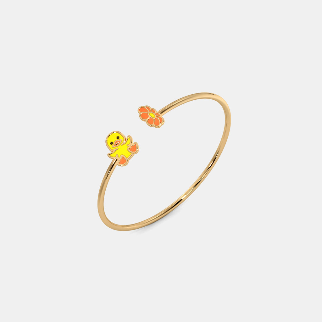 Kids Ducky Gold Bangle