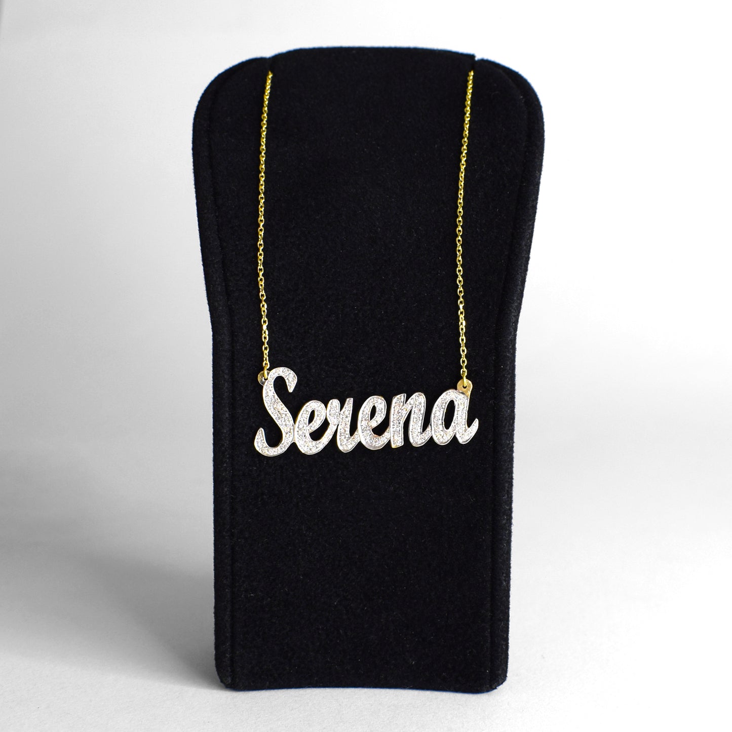 Diamond Adorned Customizable Necklace