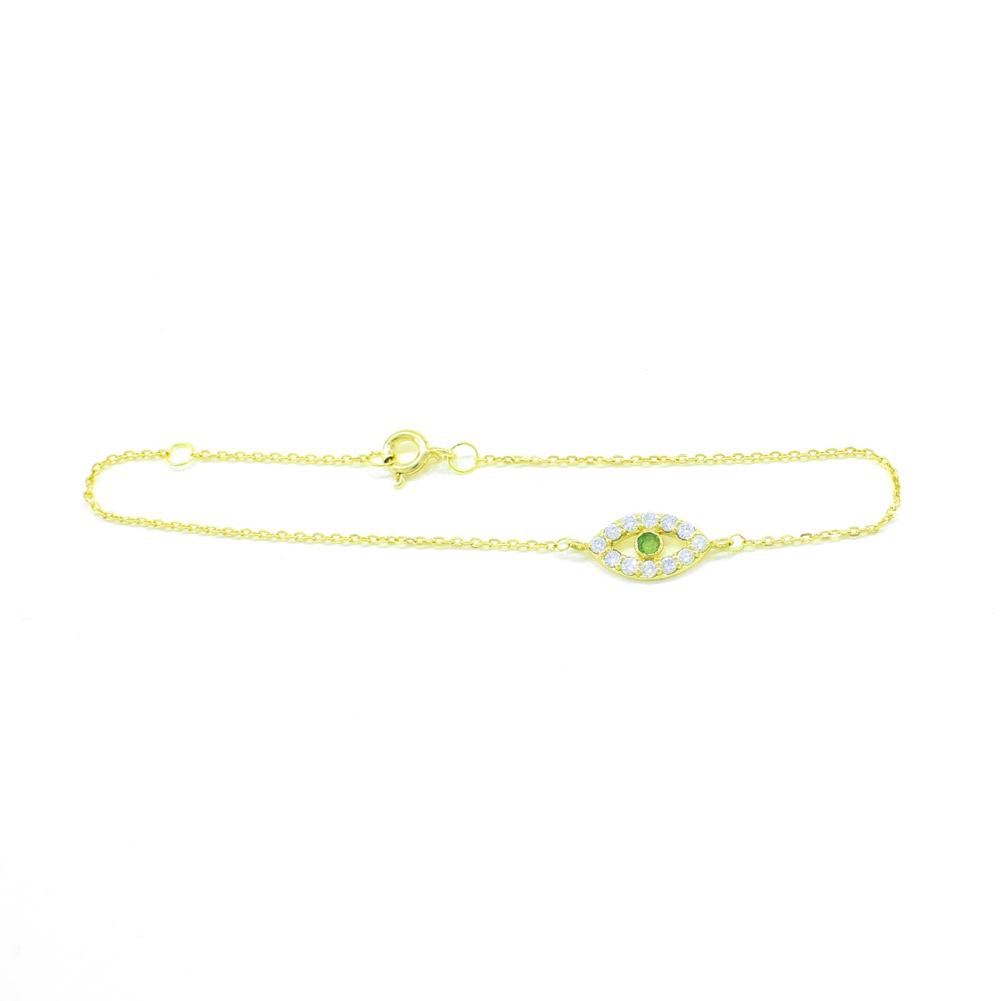 CVD Diamond & Emerald Bracelet