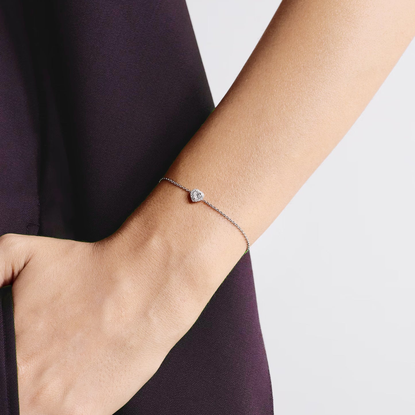 Heart Diamond Bracelet