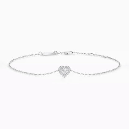 Heart Diamond Bracelet