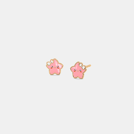 Star Kids & Adutls Gold Earrings