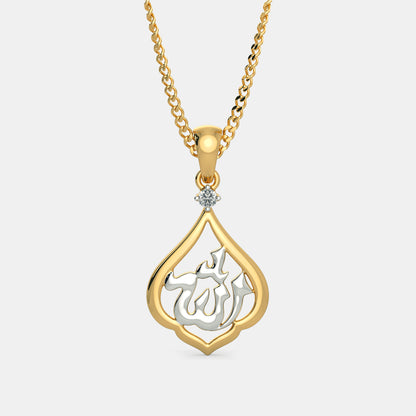 Allah Gold Necklace