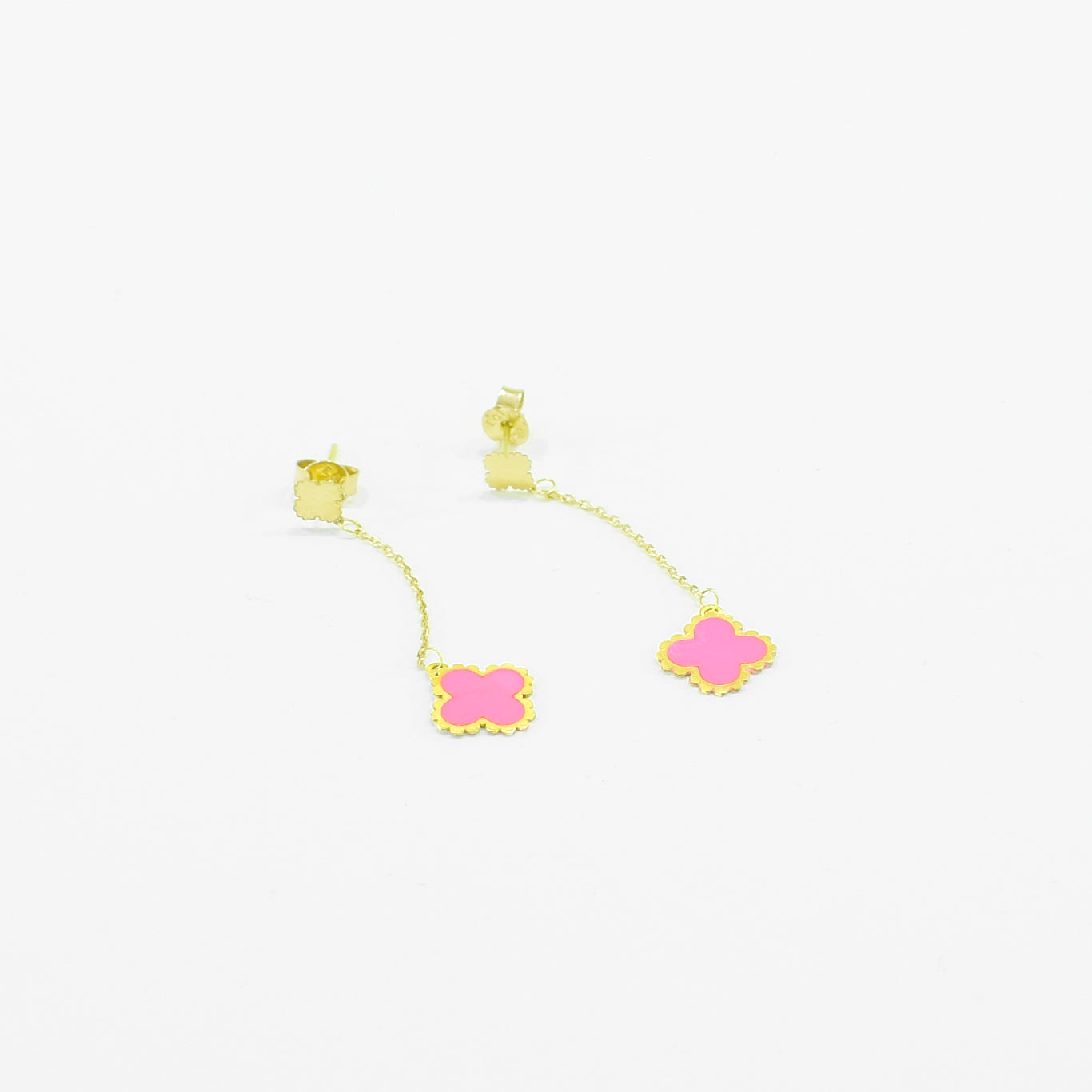 Gold earrings