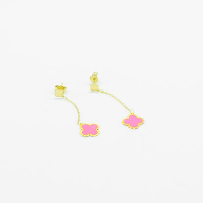 Gold earrings