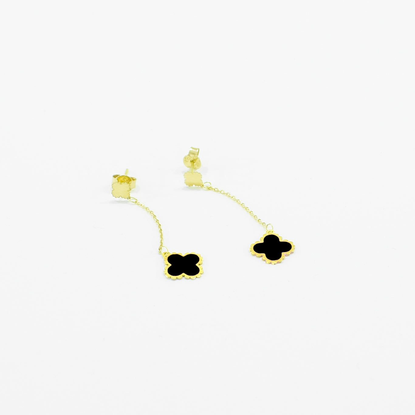 Gold earrings