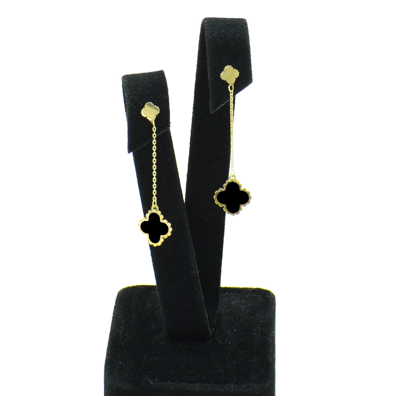 Gold earrings