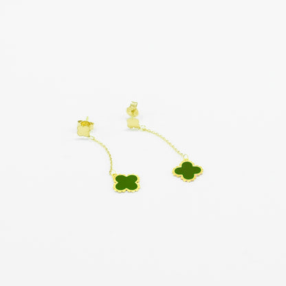 Gold earrings