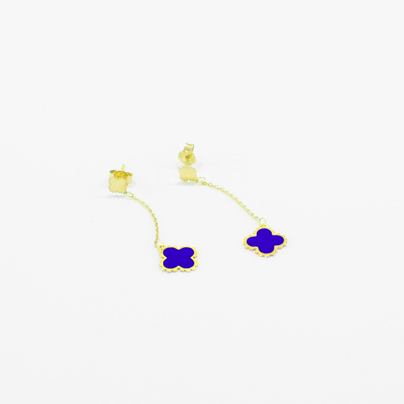 Gold earrings