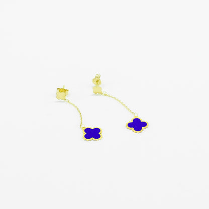 Gold earrings