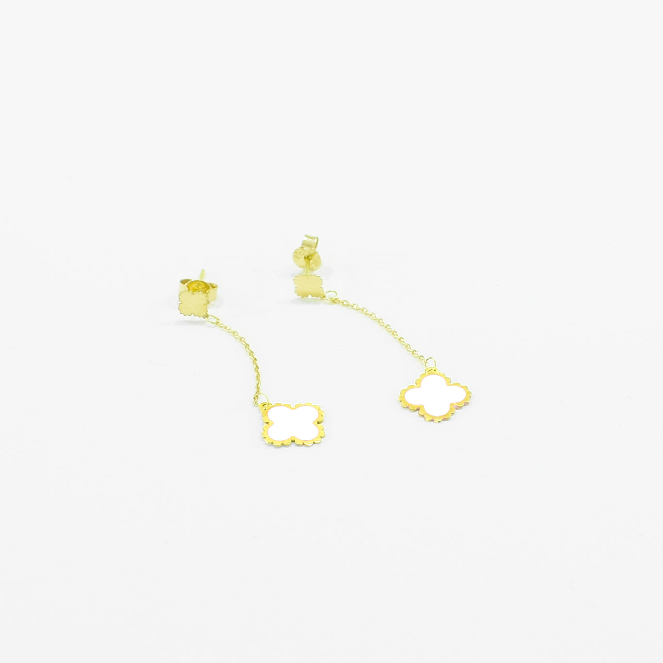 Gold earrings