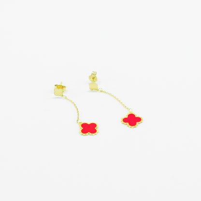 Gold earrings