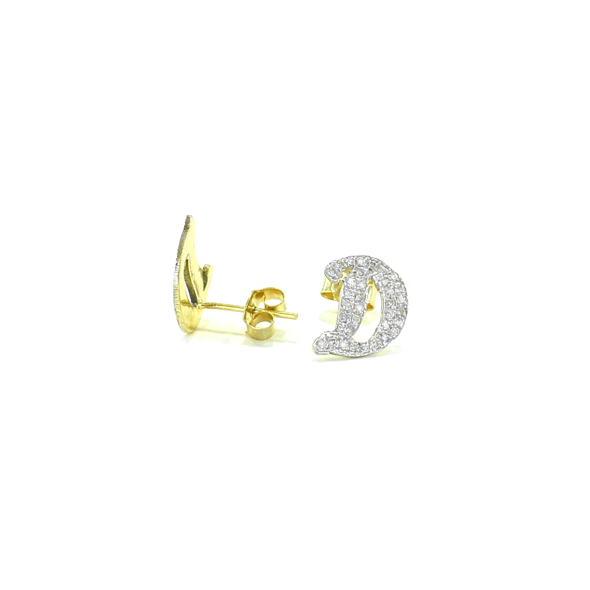 Diamond Adorned Customizable Earrings